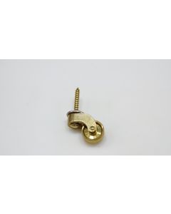 Stuhlrolle, Beschläge, Messing, 32mm, Durchmesser 25mm