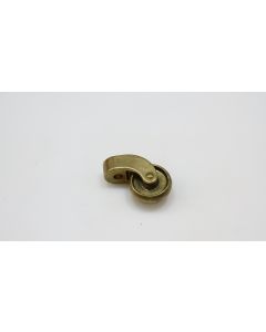 Stuhlrolle, Beschläge, Messing, 35mm, Durchmesser 25mm