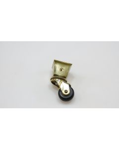 Stuhlrolle, Beschläge, Messing, 65mm, Kappe 25mm, Durchmesser 20mm