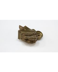 Stuhlrolle, Beschläge, Messing, 70mm, Kappe 32mm, Durchmesser 30mm