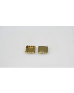 Deckhülse 12 Stück, Beschläge, Messing, 20mm, 15mm