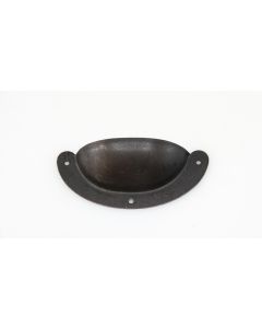 Muschelgriff, Beschläge, Eisen, 80mm, 35mm