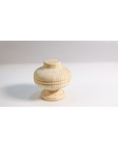 Möbelfuss, Artikel aus Holz, Holz, Tanne, 90mm, Durchmesser 90mm