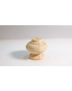 Möbelfuss, Artikel aus Holz, Holz, Tanne, 80mm, Durchmesser 90mm