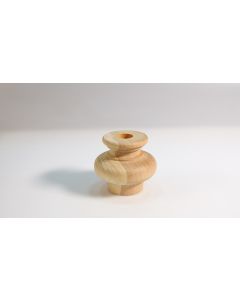 Möbelfuss, Artikel aus Holz, Holz, Tanne, 70mm, Durchmesser 78mm