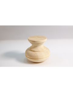 Möbelfuss, Artikel aus Holz, Holz, Tanne, 90mm, Durchmesser 100mm