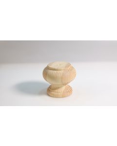 Möbelfuss, Artikel aus Holz, Holz, Tanne, 80mm, Durchmesser 85mm