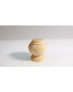 Möbelfuss, Artikel aus Holz, Holz, Tanne, 80mm, Durchmesser 77mm