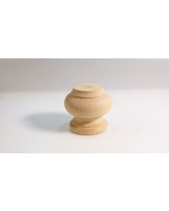 Möbelfuss, Artikel aus Holz, Holz, Tanne, 85mm, Durchmesser 87mm