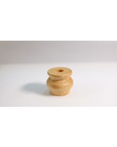 Möbelfuss, Artikel aus Holz, Holz, Tanne, 60mm, Durchmesser 70mm