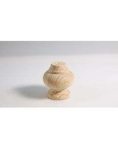 Möbelfuss, Artikel aus Holz, Holz, Tanne, 70mm, Durchmesser 65mm