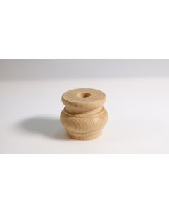 Möbelfuss, Artikel aus Holz, Holz, Buche, 60mm, Durchmesser 70mm