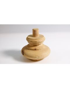 Möbelfuss, Artikel aus Holz, Holz, Tanne, 75mm, Durchmesser 100mm