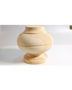 Möbelfuss, Artikel aus Holz, Holz, Tanne, 165mm, Durchmesser 170mm