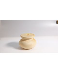 Möbelfuss, Artikel aus Holz, Holz, Tanne, 80mm, Durchmesser 110mm