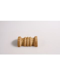 Zierelement, Applike, halbrund, Artikel aus Holz, Holz, Tanne, 55mm, 38mm