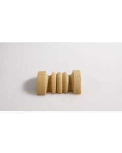 Zierelement, Applike, halbrund, Artikel aus Holz, Holz, Tanne, 60mm, 45mm