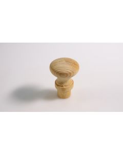 Knopf, Artikel aus Holz, Holz Tanne, 40mm, Durchmesser 39mm
