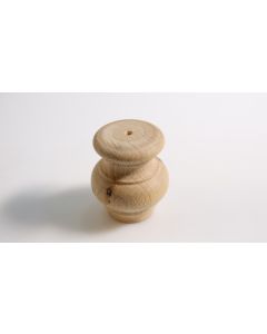 Möbelfuss, Artikel aus Holz, Holz, Buche, 60mm, Durchmesser 48mm