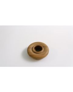 Muschelgriff rund, Artikel aus Holz, Holz, Durchmesser 54mm