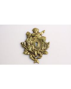 Schild, Beschläge, Messing, 100mm, 75mm