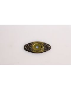 Rosette, Beschläge, Messing, 45mm, 20mm
