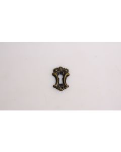 Schild, Beschläge, Messing, 33mm, 21mm