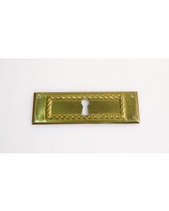 Schild, Beschläge, Messing, 94mm, 30mm