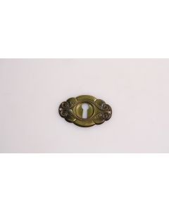 Schild, Beschläge, Messing, 50mm, 32mm