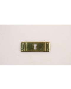 Schild, Beschläge, Messing, 65mm, 23mm