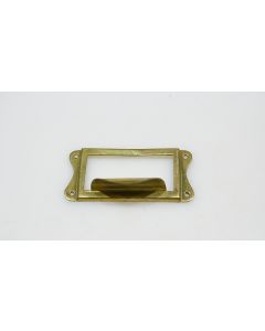 Etikettenrahmen, Beschläge, Messing, 70mm, 30mm