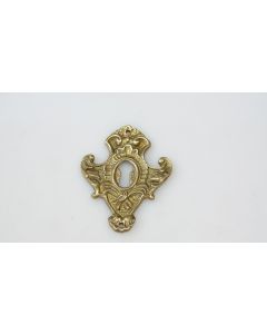 Schild, Beschläge, Messing, 65mm, 50mm