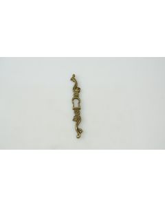 Schild, Beschläge, Messing, 100mm, 10mm