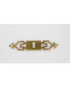 Schild, Beschläge, Messing, 110mm, 25mm