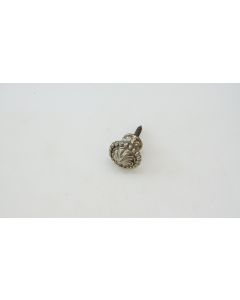 Knopf, Beschläge, vernickelt, Durchmesser 22mm