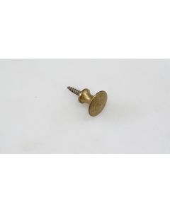 Knopf, Beschläge, Messing, Durchmesser 18mm