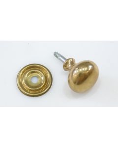 Knopf, Beschläge, Messing, Durchmesser 33mm