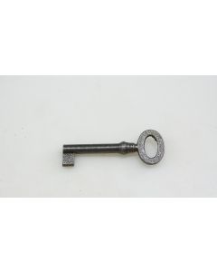 Schlüssel Rohling, Beschläge, Eisen, Halmlänge 35mm, Bart b 7mm l 7mm, Durchmesser 6mm