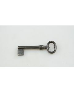 Schlüssel Rohling, Beschläge, Eisen, Halmlänge 40mm, Bart b 10mm l 10mm, Durchmesser 6mm