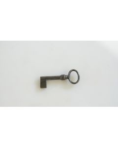 Schlüssel Rohling, Beschläge, Eisen, Halmlänge 25mm, Bart b 7mm l 10mm, Durchmesser 5mm