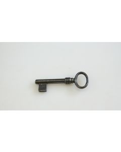 Schlüssel Rohling, Beschläge, Eisen, Halmlänge 33mm, Bart b 8mm l 9mm, Durchmesser 5mm