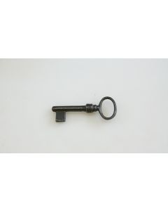Schlüssel Rohling, Beschläge, Eisen, Halmlänge 27mm, Bart b 7mm l 8mm, Durchmesser 5mm