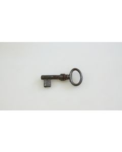 Schlüssel Rohling, Beschläge, Eisen, Halmlänge 20mm, Bart b 7mm l 9mm, Durchmesser 5mm