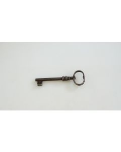Schlüssel Rohling, Beschläge, Eisen, Halmlänge 40mm, Bart b 7mm l 7mm, Durchmesser 5mm