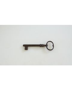 Schlüssel Rohling, Beschläge, Eisen, Halmlänge 45mm, Bart b 7mm l 9mm, Durchmesser 5,5mm