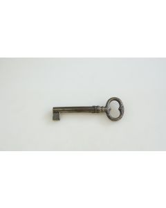 Schlüssel Rohling, Beschläge, Eisen, Halmlänge 43mm, Bart b 7mm l 7mm, Durchmesser 7mm