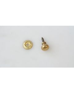 Knopf, Beschläge, Messing, Durchmesser 13mm