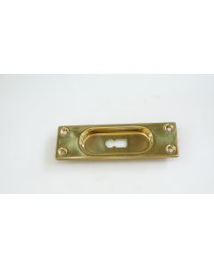 Schiebetürgriff, Beschläge, Messing, 125mm, 38mm