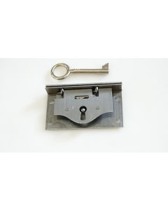 Kistenschloss, Beschläge, Eisen, 40mm, 70mm uni, Dornmass 25mm