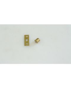Kugelschnäpper, Beschläge, Messing, 7mm, 5mm